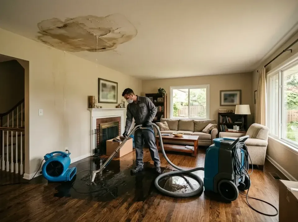 attic-pipe-burst-ceiling-drip-008 — frequently asked questions, Water Damage Restoration & Carpet Care in Sauk Rapids, MN